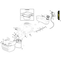 MTF 98 H - 2023 - 2T2610403/CAS - Mountfield Ride On Mower Engine Diagram