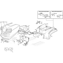 MTF 98 H - 2023 - 2t2620483/CAS - Mountfield Ride On Mower Body Diagram