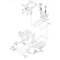 MTF 98HB - 2023 - 2T2620203/CAS - Mountfield Ride On Mower Frame Diagram