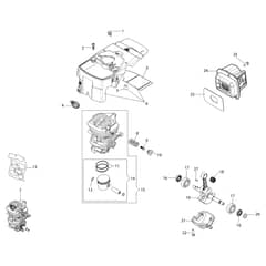 MTH 4000 - Efco Chainsaw Engine Diagram