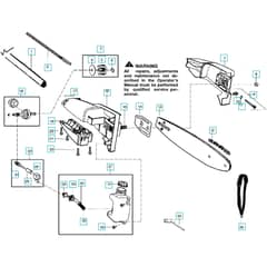 McCulloch MTO005 - 2016-05 - Main Assy Parts Diagram