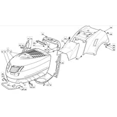 MTPH 14_92 H - 2008 - 299964433/MF8 - Mountfield Ride On Mower Body Diagram