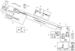 MTR 50 Li - 2021-2022 - 278100003/M21 - Mountfield Trimmer Main Assembly Diagram