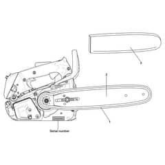 MTT 2500 - Efco Chainsaw Accessories Diagram