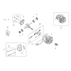 MTTH 2400 - Efco Chainsaw Engine Diagram
