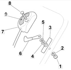 MULCHER 500 PD - 2010 - 291502023/M10 - Mountfield Rotary Mower Throttle Diagram