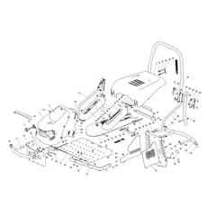 MULCHER 92 PRO 4WD K - 2025 - Bertolini Ride On Mower Hood Diagram
