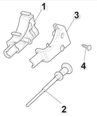 MULCHER INOX 504 PD - 2010 - 291562043/UM9 - Mountfield Rotary Mower Throttle Diagram