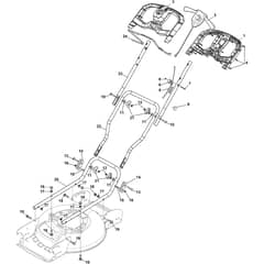 MULTICLIP 47 S AE - 2016 - 298472008/S16 - Stiga Rotary Mower Handle Diagram