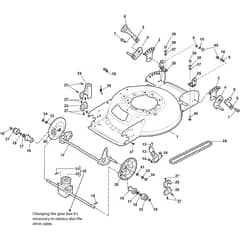 MULTICLIP 47 S BLUE - 2015-2018 - 298472048/S15 - Stiga Rotary Mower Deck and Height Adjusting Diagram