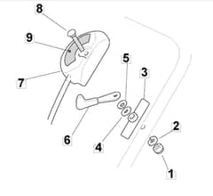 MULTICLIP 500 PD - 2011 - 291502023/M10 - Mountfield Rotary Mower Throttle Diagram
