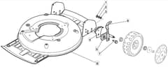 MULTICLIP 501 HP - 2008 - 291501043/UM8 - Mountfield Rotary Mower Deck Diagram