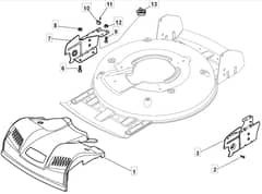 MULTICLIP 501 PD - 2008 - 291502043/UM8 - Mountfield Rotary Mower Mask Diagram