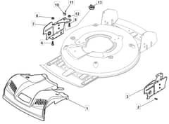 MULTICLIP 501 PD - 2009 - 291502043/UM9 - Mountfield Rotary Mower Mask Diagram