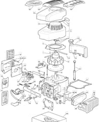 MULTICLIP 503 - 2007 - 291501043/MO7 - Mountfield Rotary Mower M150 Engine Diagram