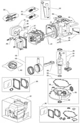 MULTICLIP 504 PDQ 4S - 2008 - 291553043/UM8 - Mountfield Rotary Mower WBE0701 Cylinder Diagram