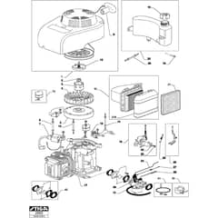 MULTICLIP 50 - 2009-2013 - 291501044/ST9 - Stiga Rotary Mower Engine ST 01 Diagram