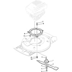 MULTICLIP 50 - 2014-2015 - 291501048/S14 - Stiga Rotary Mower Blade Diagram