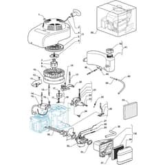 MULTICLIP 50 - 2014-2015 - 291501048/S14 - Stiga Rotary Mower Engine ST 01 Diagram