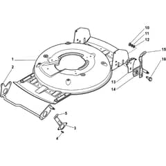 MULTICLIP 50 SE - 2014-2015 - 291502548/S14 - Stiga Rotary Mower Deck and Height Adjusting Diagram