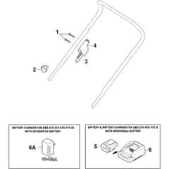 MULTICLIP 50 SXE B - 2021 - 291502528/ST1 - Stiga Rotary Mower Electric Start Controls Diagram