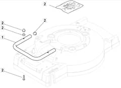 MULTICLIP 530 PD - 2012-2013 - 293532028/MFR - Mountfield Rotary Mower Mask Diagram