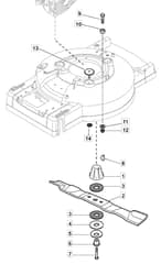 MULTICLIP 535 PD 4S - 2012-2013 - 293533038/MFR - Mountfield Rotary Mower Blade Diagram