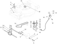 MULTICLIP 535 PD 4S - 2012-2013 - 293533038/MFR - Mountfield Rotary Mower Transmission Diagram