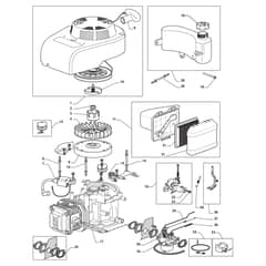 MULTICLIP 53 S RENTAL - 2009-2010 - 293532141/ST9 - Stiga Rotary Mower Engine ST 01 Diagram