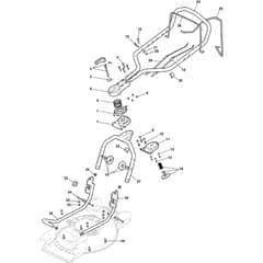 MULTICLIP 950 V - 2022 - 291503038/ST1 - Stiga Rotary Mower Handle Diagram