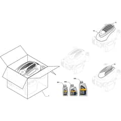 MULTICLIP 950 VE - 2022-2024 - 291503548/ST1 - Stiga Rotary Mower Engine Cover Diagram