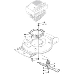 MULTICLIP PLUS 50 S - 2014-2015 - 291502248/S14 - Stiga Rotary Mower Blade Diagram