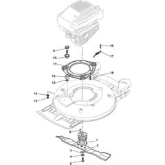 MULTICLIP PRO 50 S S - 2010-2011 - 291502038/S10 - Stiga Rotary Mower Blade Diagram