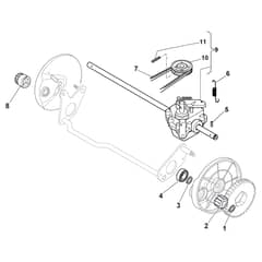 MULTICLIP RENTAL 50 S B - 2016-2018 - 291502128/S16 - Stiga Rotary Mower Transmission Diagram