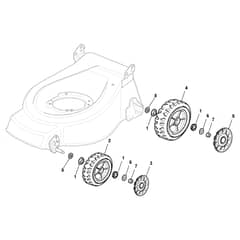 MULTIMOWER 48 S - 2009-2013 - 290486141/ST9 - Stiga Rotary Mower Wheels and Hub Caps Diagram