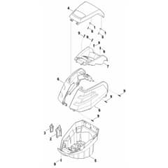 Stihl MVC 600.1 X - Housing - Parts Diagram
