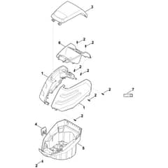 Stihl MVP 600.0 - Housing - Parts Diagram
