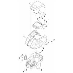 Stihl MVP 600.1 VS - Housing - Parts Diagram