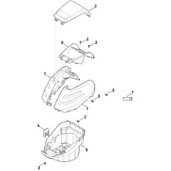 Stihl MVP 850.0 - Housing - Parts Diagram
