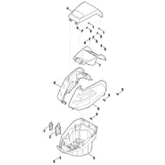 Stihl MVP 850.1 - Housing - Parts Diagram