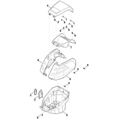 Stihl MVP 850.1 S - Housing - Parts Diagram