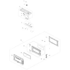 Makita MW001G - Cordless Microwave - Power Tool 01 Diagram