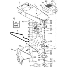 McCulloch MWT420 - 96171000302 - 2013-11 - Cover Parts Diagram