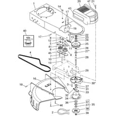 McCulloch MWT420 - 96171000306 - 2016-12 - Cover Parts Diagram