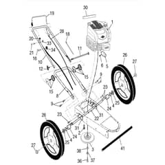 McCulloch MWT420 - 96171000306 - 2016-12 - Frame Parts Diagram