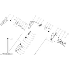 Cobra MX484SPCE - 48cm Mower Feb 2019 Lever Assy Diagram