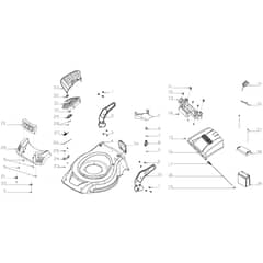 Cobra MX534SPCE - Lawn Mower May 2020 Deck Assy Diagram
