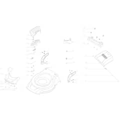 Cobra MX5604SPB - Lawn Mower Feb 2025 Deck Diagram