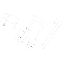 Cobra MX5604SPB - Lawn Mower Feb 2025 Handle Diagram