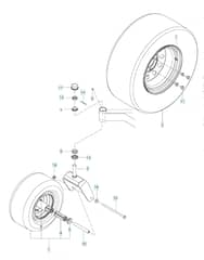 Husqvarna Mz28Zt - Wheels & Tyres